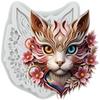 Cat Silicone Mold Cat Head Fondant Molds Cake Decorating Tools Cupcake Topper Candy Resin Clay Chocolate Gumpaste Mold