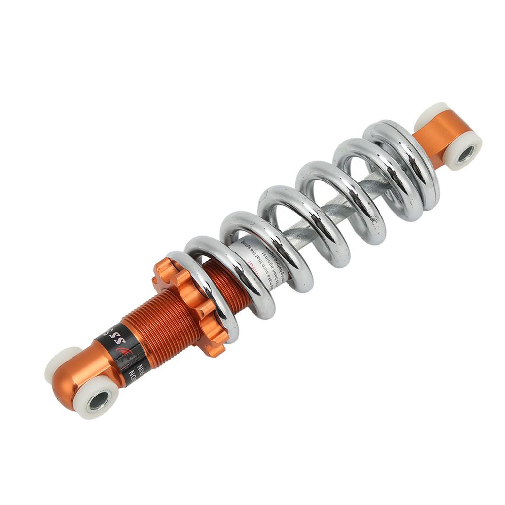 190mm Motorcycle Shock Absorber 1200lbs Loading Orange Universal Adjustable Damper for Scooter Moped