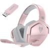 NUBWO G06 2.4G Wireless Gaming Headset 3.5mm Wired Sport Earphone BT Headset Noise Reduction with