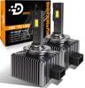 D4S LED Headlight, Pon-On LED, Explosive Light, Genuine Replacement, Integrated LED Bulb, 6500K, White,