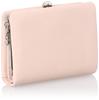 Folding Wallet Soft Cowhide Leather Bag Stitch Bifold Slim Wallet Simple Adult Cute Heart Charm Included JSLW3CS1 Pink [Jill Stuart] [Angel] Women's