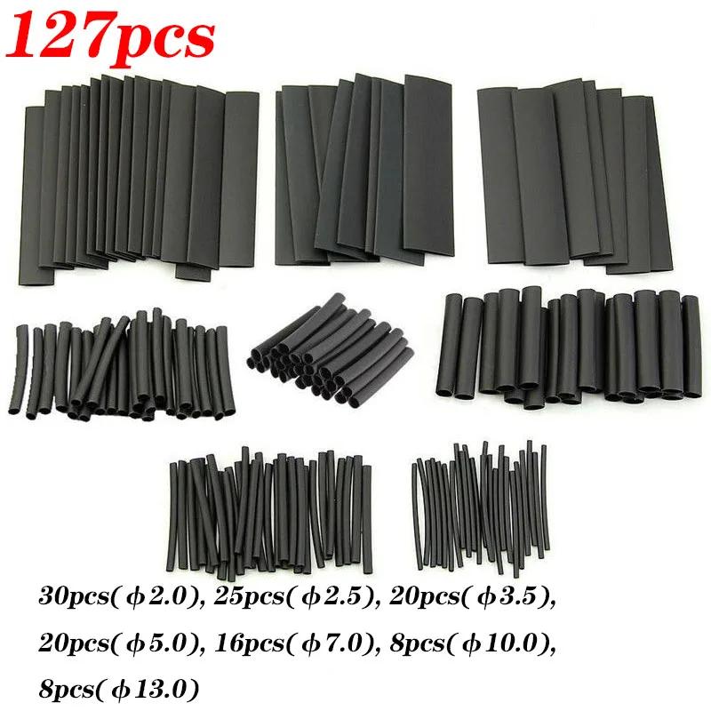 127-1060 Pcs 2:1 Heat Shrink Tube Shrinking Assorted Polyolefin Insulation Sleeving Wire Cable Sleeves Wrap