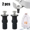 2pcs Expansion Screw Toilet Seat Top Fix Seat Hinge Expansion Screw Screw Hinge Fixings Replacement Toilet Seat Screws