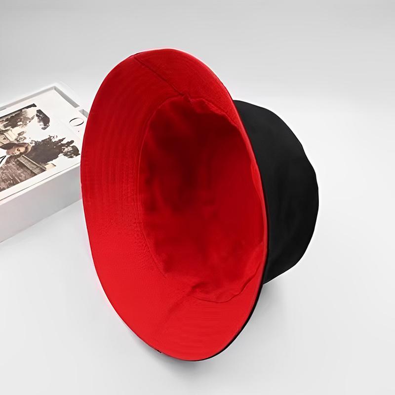 Reversible Fisherman Hat For Men And Women In Summer Korean Version For Students Versatile And Able Sun Protection Hat