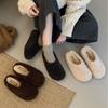 Baotou Half Slippers Outer Wear 2025 Autumn and Winter New Comfortable Versatile Mao Mao Slippers