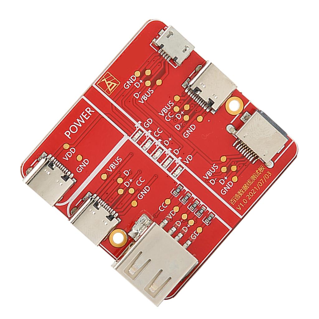 Charging Test Card 3 in 1 Data Wire Test Fixture Accurate Type C Micro for IOS Interface