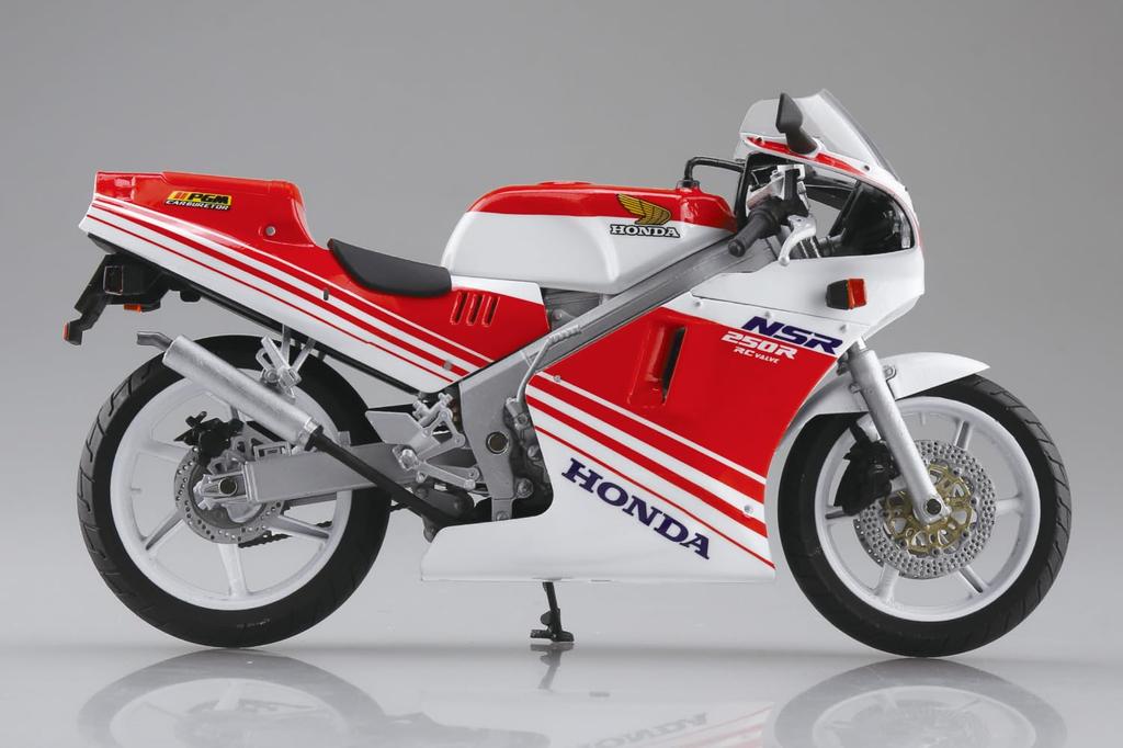 Skynet 1/12 Scale Finished Honda NSR250R '88 Fighting Red/Ross White