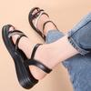 Slippers, Outerwear Shoes, Thick-soled Anti-slip Beach Casual One-shoulder Sandals