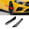 For Mercedes Benz A Class W177 AMG A160 A180 A200 A250 A35 + Front Bumper Fog Lamp Side Canards Fins Lip Splitters Air Trim