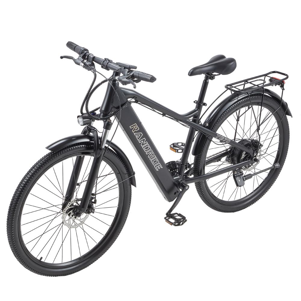 RANDRIDE YG70 Mountain Adult Electric Bicycle 1000W Motor 48V14Ah Battery Outooter Electric Bike 27.5 Inch Off-Road Tires Multi Terrain E- Bike