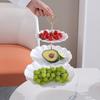 3-Tier Cupcake Stand Holder Plastic Serving Platter for Afternoon Tea Dessert Display Stand for Weddings Parties