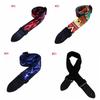 Fashion Multi-Color Adjustable High Quality Guitar Strap Nylon Bass Belt Blue Lighting Design