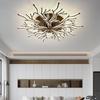 Living Room Lamp Simple Modern Iron Household Led Ceiling Light Personalized Tree Branch Master Bedroom Light