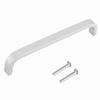 Aluminum Alloy Door Handles Matte Surface Hardware for Kitchen Cabinet Furniture 128mm Solid