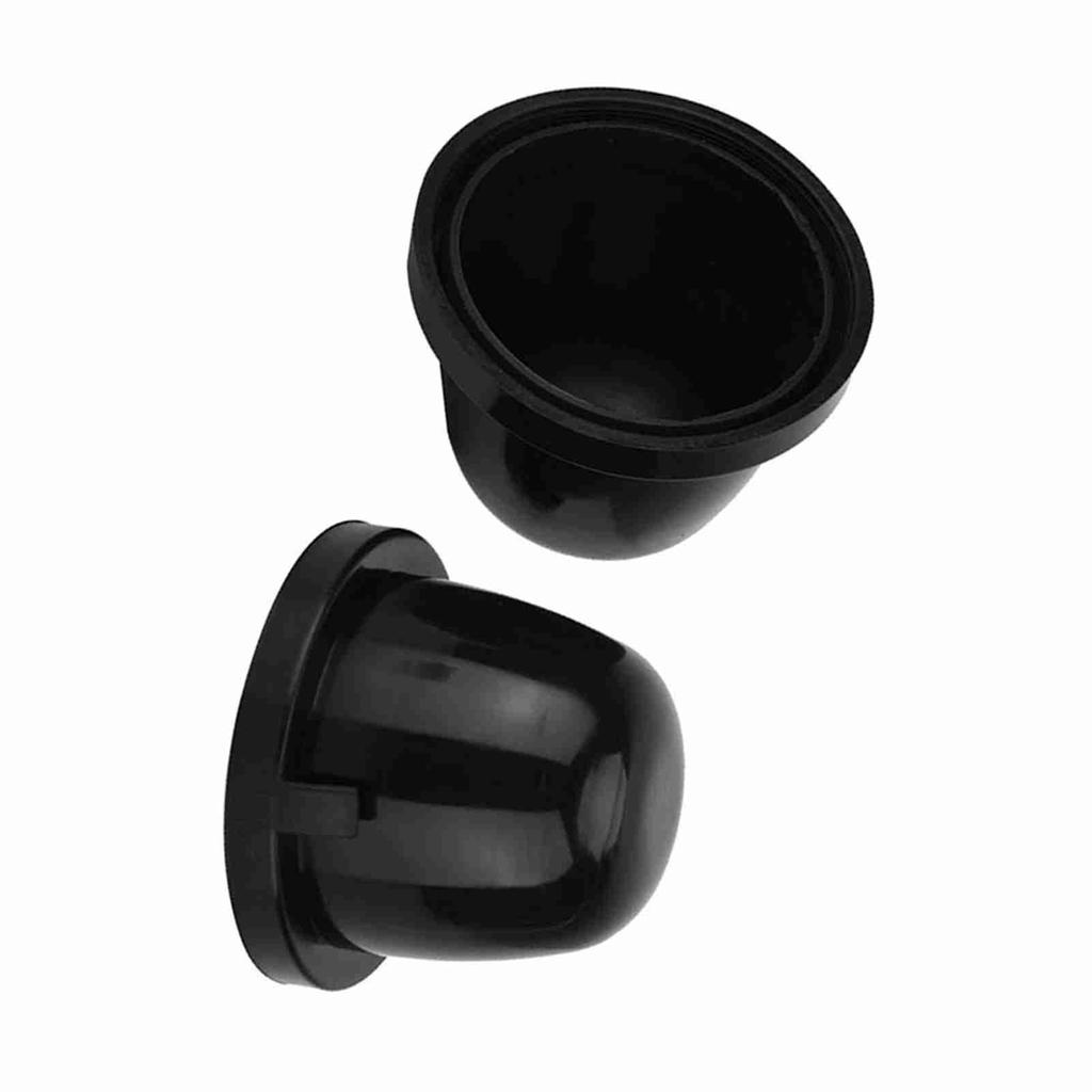 2Pcs 85mm Black Rubber Car LED Headlight Dust Cover Housing Seal Cap Waterproof