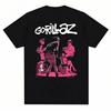 Music Band Gorillazs Punk Rock Print T Shirt 90s Casual Fashion Short Sleeve Plus Size T Shirt Unisex