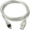 BLUEXIN USB Male To Firewire IEEE 1394 4 Pin Male iLink Adapter Cord Cable for Sony DV DCR-TRV75E