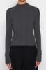 Women's Elegance Style Sweater Mink High Collar Knitwear Sweater