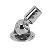 Marine Antenna Mount 22mm0.9in 316 Stainless Steel Polishing Processing 180 Degrees  Adjustable Bracket
