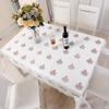 Embroidered Tablecloth Lace Hollow Pastoral Style Table Cloth Coffee Table Cloth Decorative Tablecloth Long Tablecloth