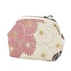 Noren Gamaguchi Pouch Flower Gamaguchi Small Item Case Made In Japan with Interior Coin Portable (Retro Pouch/Pink Beige) - Makeup, Cosmetics,