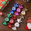 New 6PCS DIY Christmas Tree Decoration Pendant Electroplating Candy Xmas Ball Window Door Hanging Ball Decor Happy New Year Gift