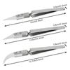 1Pcs Acid Resistant Ceramic Tweezer Reverse Insulation Tweezer Electronic Soldering Tweezers