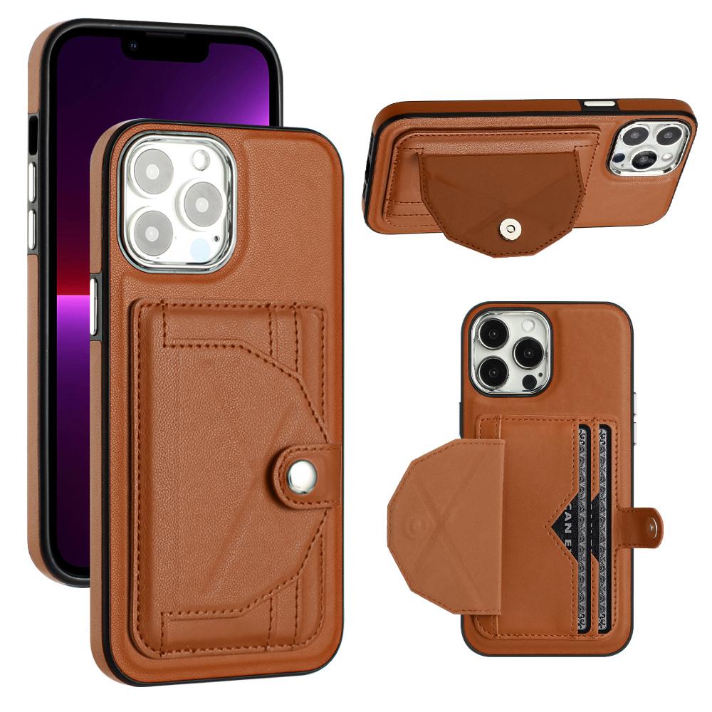 iPhone 11 12 13 14 15 Case PU Leather Card Slots Magnetic Clasp Durable Shockproof Cover For Samsung Galaxy A34 A54 A04E A14 A12 A23 A33 A73