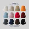 Korean Style Simple and Versatile Couple Cold Hat Autumn and Winter Warm Woolen Hat Outdoor Cold Proof Neutral Knitted Hat Pullover Hat
