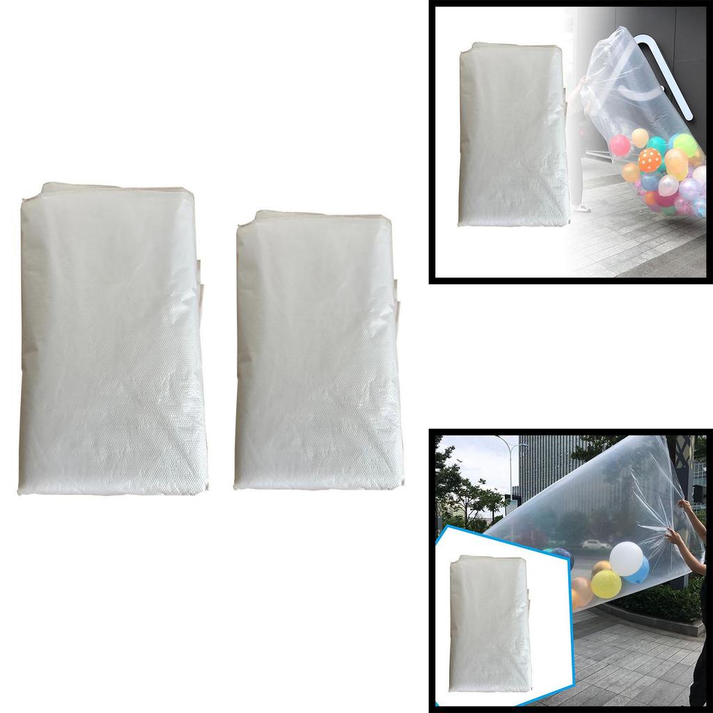 Balloon Bag for Transport Carrying Transparent Pouch Storage Graduation