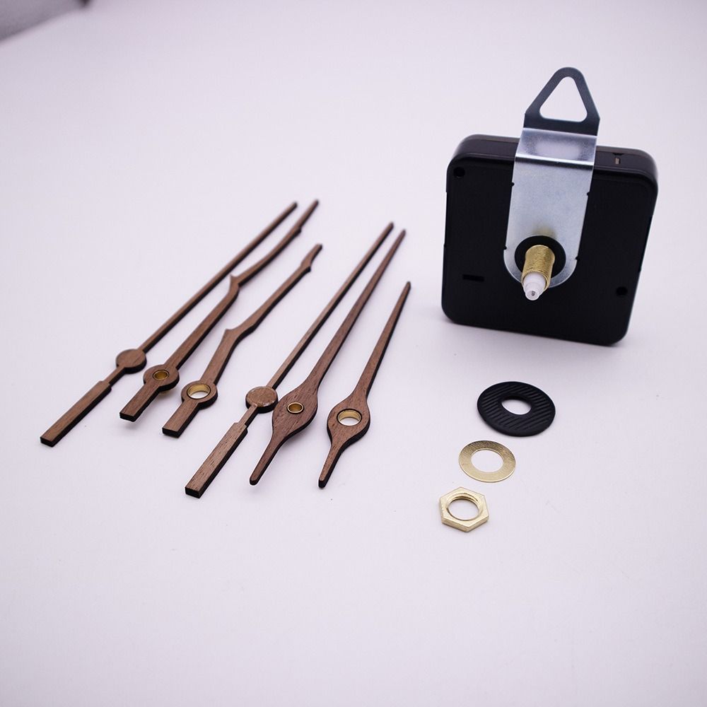 Wood Pointer Clock Mechanism Scanning Clock Hands Kit Silent Wall Clock Parts
