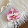 Butterfly Orchid Flower Hair Claw Bohemia Barrettes Large Shark Clip Orchid Hair Clip  Female