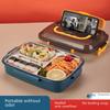 304 Stainless Steel Insulated Lunch Box Set with Partition for Students and Office Workers
