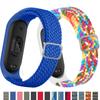Bracelet for Mi Band 7 6 Strap Elastic Adjustable Nylon Braided Miband4 5 Correa Wristband for Xiaomi Mi Band 4 3 5 6 7 Strap