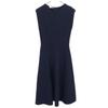 Made In Italy No Sleeve Long Dress 40 Navy Blue Women Used