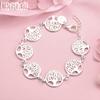 925 Sterling Silver Tree of Life Bracelet Fashion Wedding Jewelry