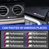 M LOGO Emblem Car Interior Random Stickers Car Steering Wheel Styling For X7 X3 X4 X5 X6 3 4 5 6 7 Series Z4 M M3 M5 M6 E38 E39 E46 E53 E60 E61