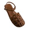Women's Gladiator Sandals 2024 New Summer Women's Casual Trend Flat Sandals Fashion Elegant Weave Comfortable Sandals Sandalias