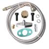 90 Degree 41-inch Turbochargers Oil Feed Line Kit Compatible For T3 T4 T60 T61 T70 1/8 Pnt