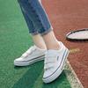 Women Shoes Breathable Shoes Velcro Canvas Shoes for Women In Summer Casual White Black Shoes Flat Cloth Shoes for Girls Student Shoes Plus Size 34-44