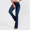 Spring and Summer Trousers High Waist Boot Cut Jeans for Women Fashion Casual Slim Denim Flared Pants