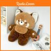 Plush Cartoon Raccoon Doll Backpack Outdoor Shoulder Bag Children Festival Gift