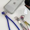 Fashion Glitter Rhinestone Phone Lanyard Diamond Crystal Phone Wrist Straps Keychain Hanging Anti-Lost Rope