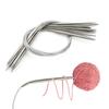 1Piece Stainless Steel Ring Needle Hollow Sweater Needle Craft Accessories