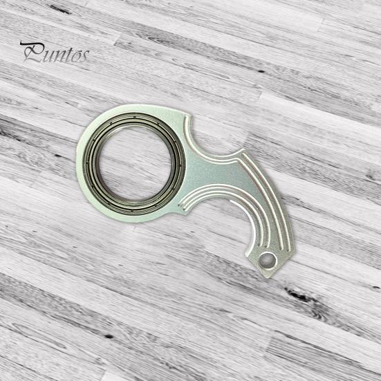 Брелок-спиннер, игрушка-непоседа, алюминиевый сплав, снятие стресса, декомпрессия, взрослые, подростки, тренировка гибкости пальцев, металлический портативный брелок