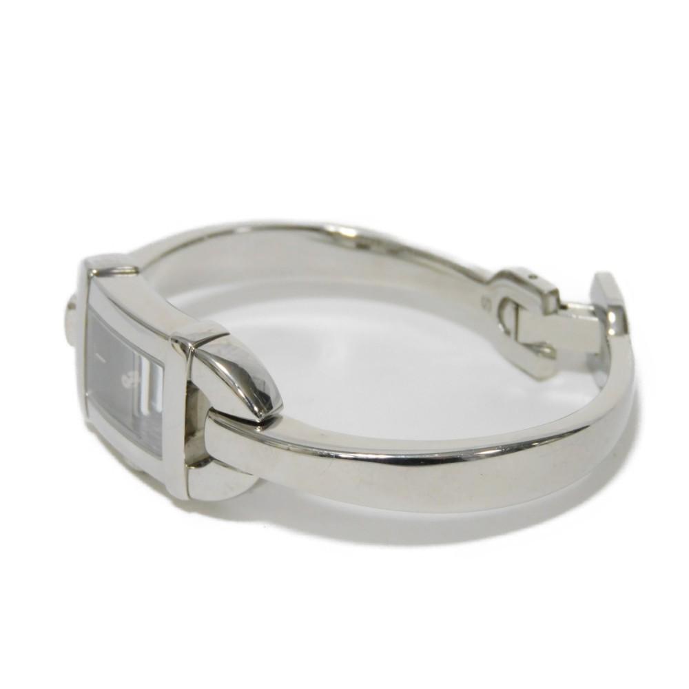 Used 9539 Bangle Watch 6800L 7975 Black Dial Quartz Stainless Steel Women's from Japan AUTHENTIC