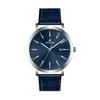 Profile Leather Strap Blue Dial Quartz 50216STN144 Mens Watch