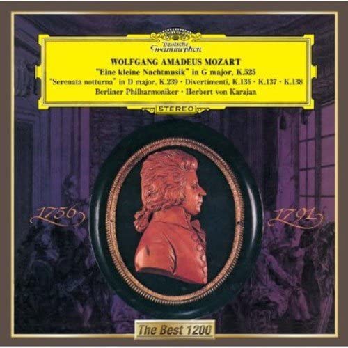 CD HERBERT VON KARAJAN, BERLIN PHILHAR - Mozart: "Eine Kleine Nachtmusik", E UCCG5243 Deutsche Grammo 2012 Japan ObiClassical Used