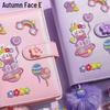 Hand Account Book Set: Cute Loose-Leaf Notebook for Girls & Children
