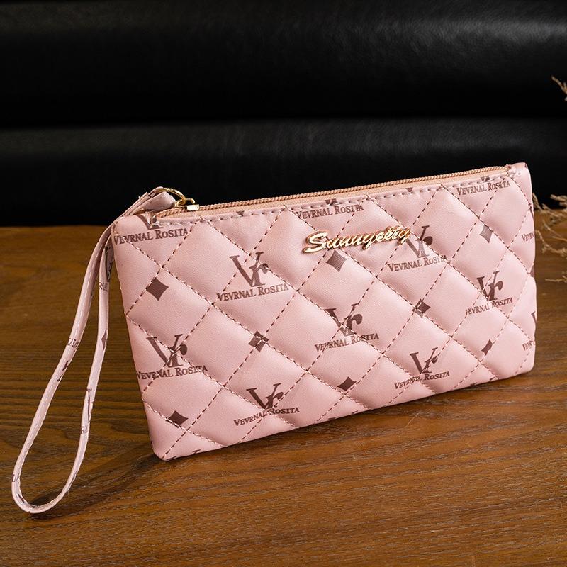 Women's Bag Mobile Phone Bag Fashion Everything Printed Coin Purse Advanced Sense Clutch Bag